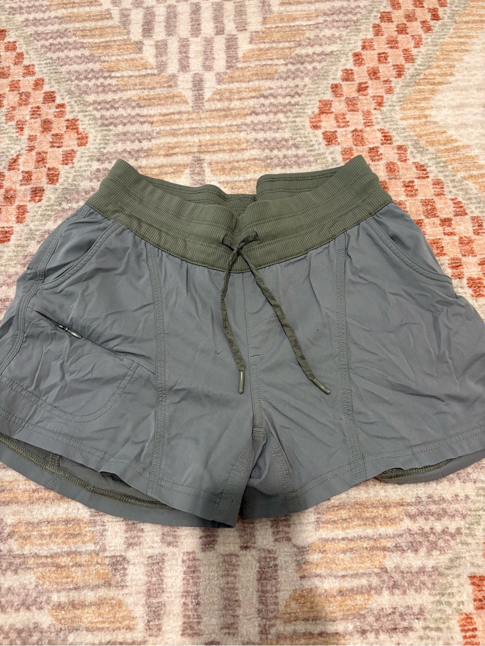 The North Face Women's Olive Drawstring Athletic Shorts